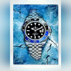 Rolex 8 1/2"x11" Framed Wall Art